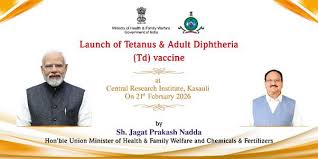 tetanus and diphtheria vaccine launched