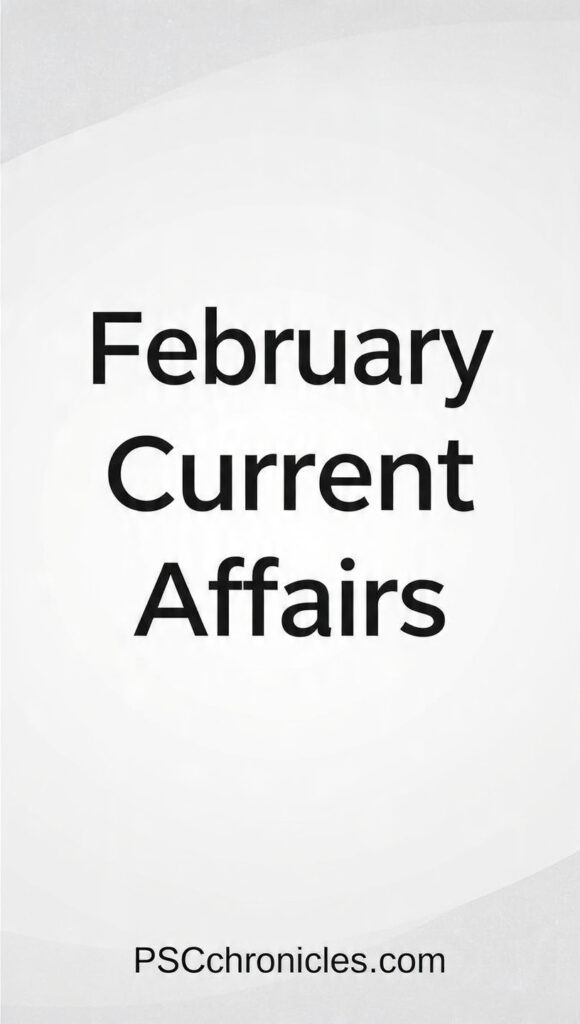 february 2026 current affairs