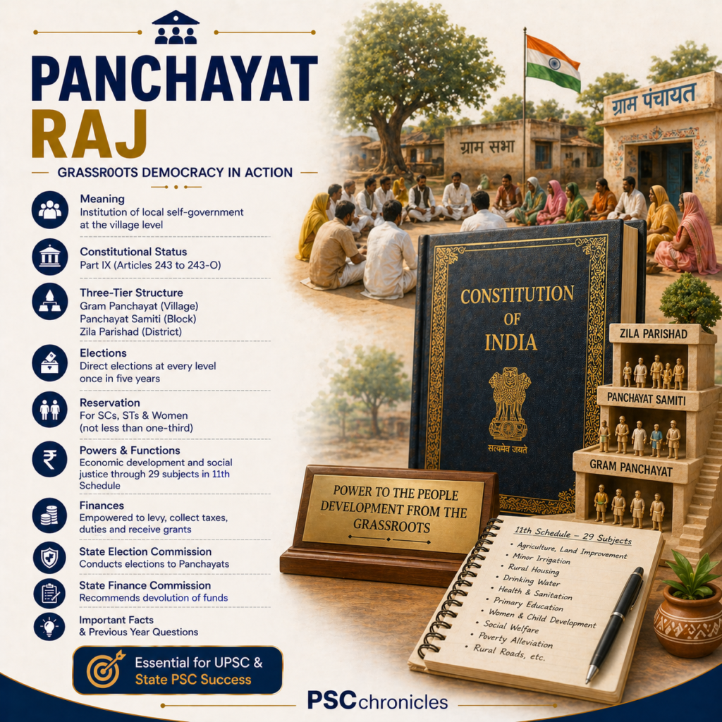 mcqs on panchayat raj institutions