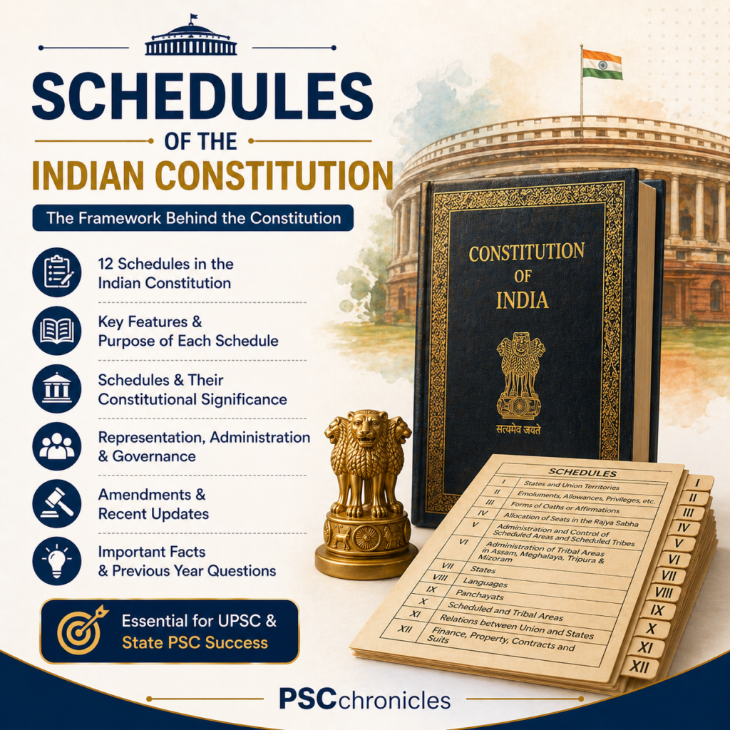 mcqs on schedules of indian constitution