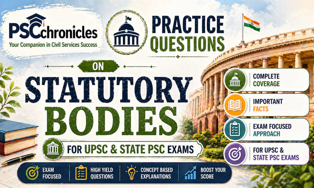 mcqs on statutory bodies