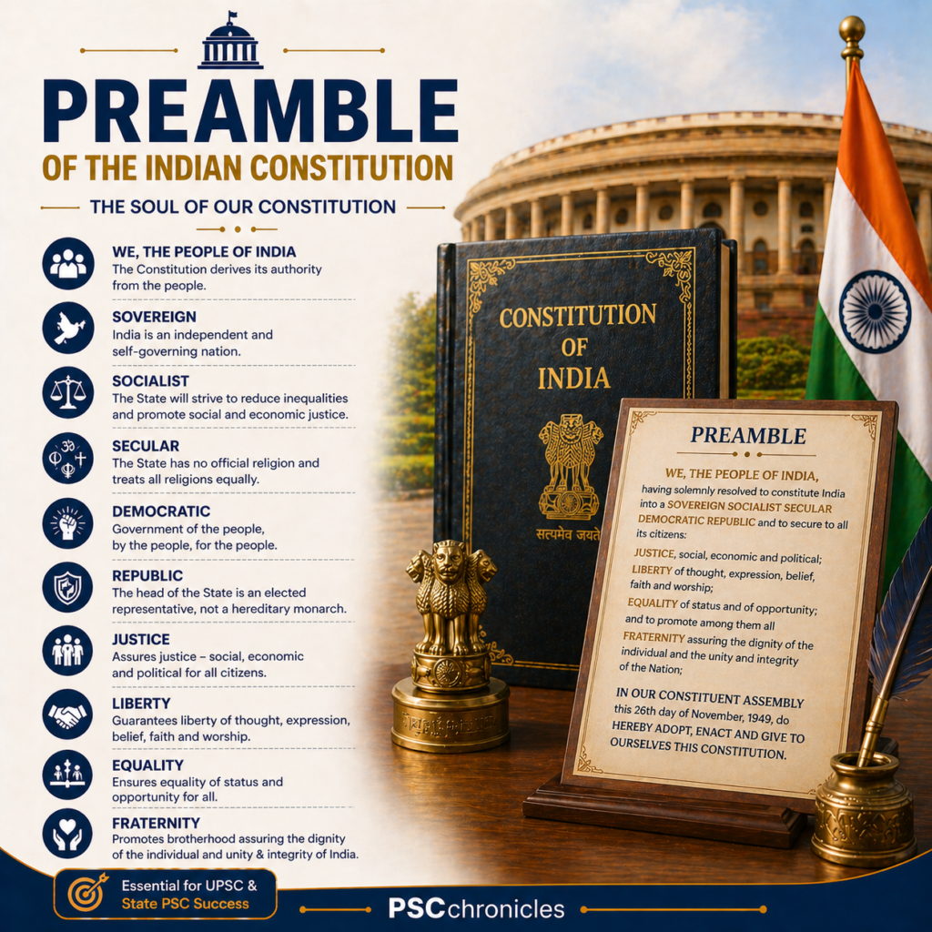 preamble mcqs