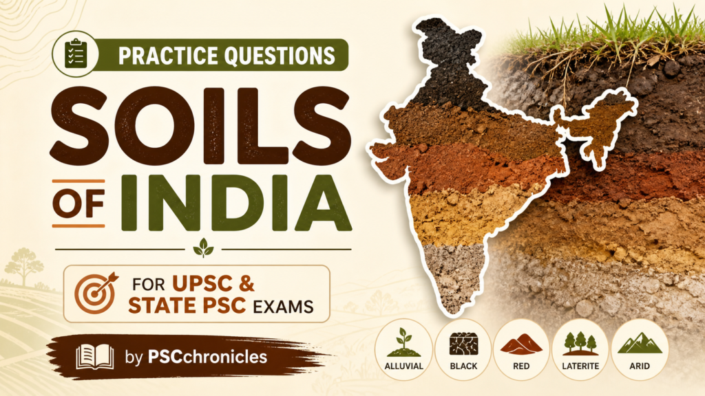 mcqs on soils of india