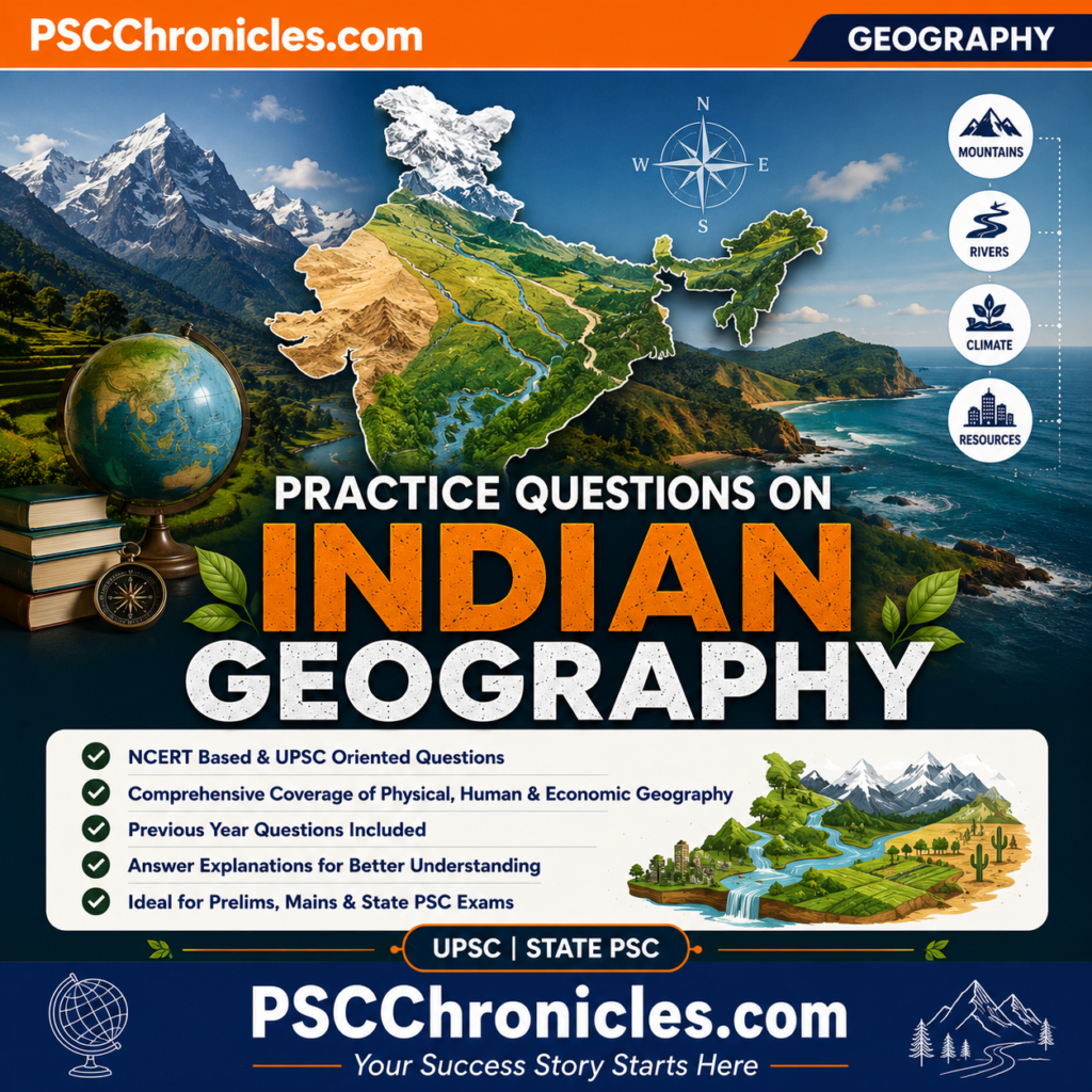 Agriculture in India Practice Questions