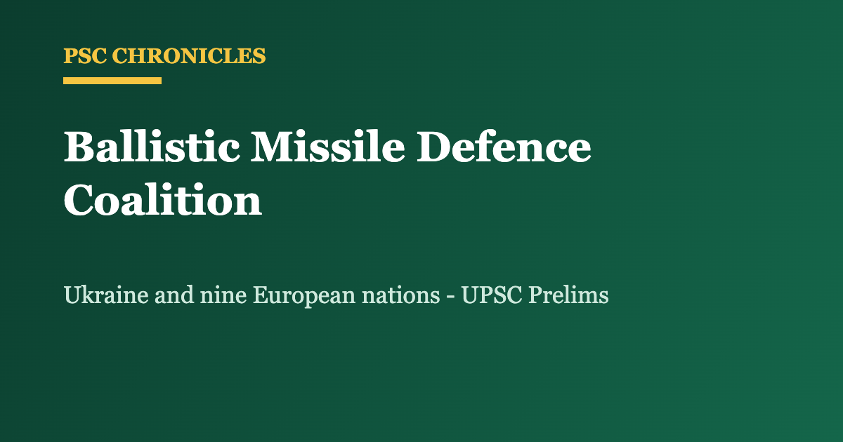 ballistic missile defence coalition of Ukraine and nine European nations