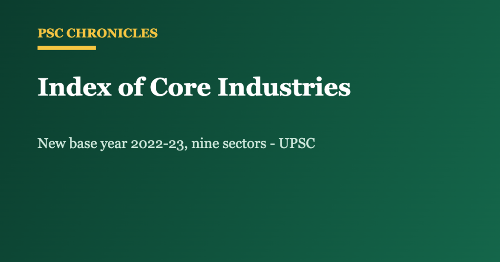 Index of Core Industries