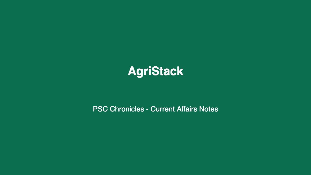 AgriStack