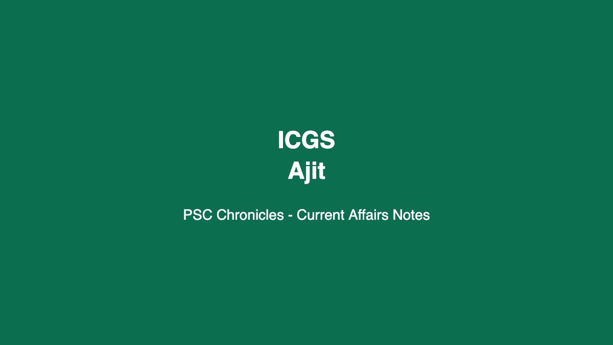 ICGS Ajit