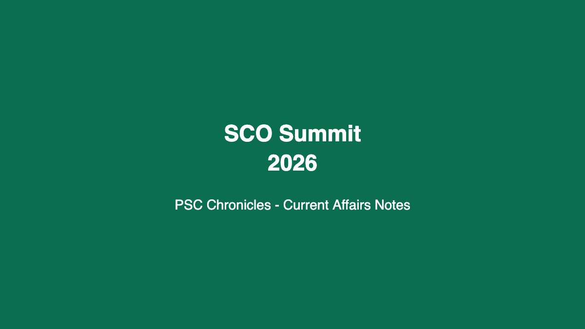 SCO Summit 2026