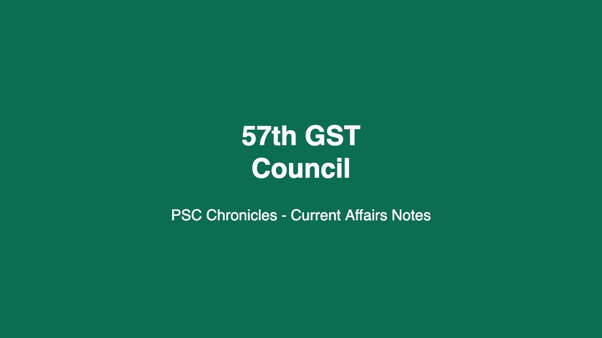 57th GST Council