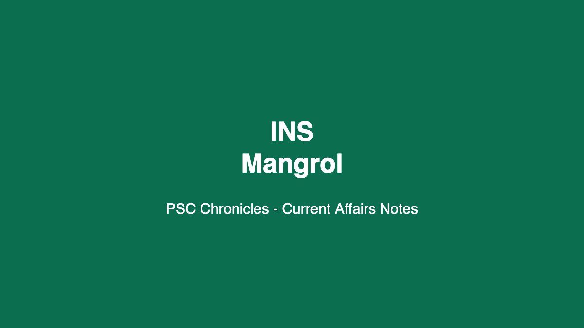 INS Mangrol