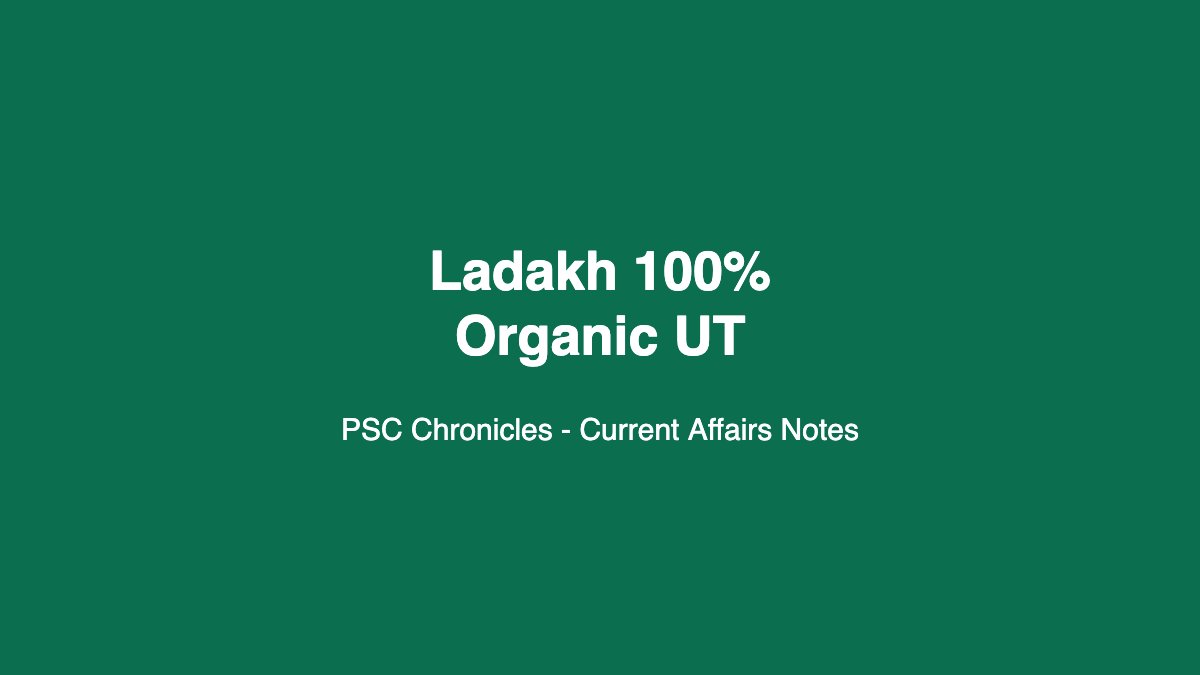 Ladakh 100% Organic UT