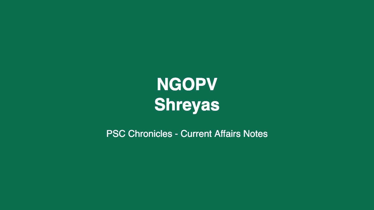NGOPV Shreyas